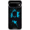 DC Comics Batman Blue Splash character shape Google Pixel 10 Clear Case